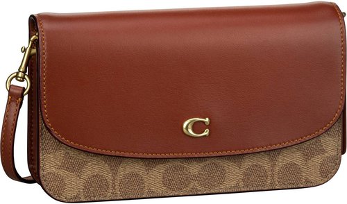 Coach Umhängetasche Hayden Crossbody Coated Canvas Signature Tan Rust (0.8 Liter)