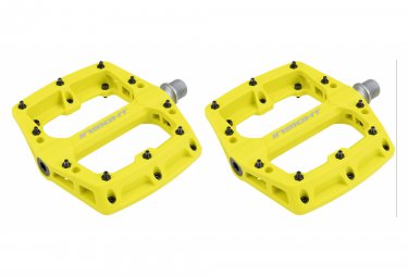 Insight nylon flat pedals lime