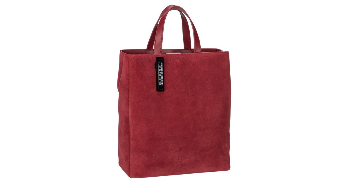 Liebeskind Berlin Paper Bag M Suede in Peony Liter), Handtasche