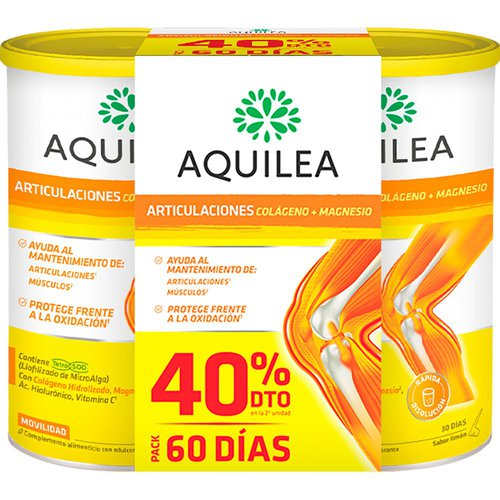 Aquilea Joints Collagen  Magnesium Duplo 375 Gr Lemon Durchsichtig