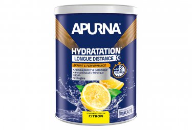 Apurna long distance hydration drink zitronenglas 500g