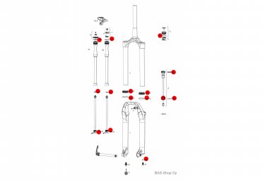RockShox 200h dichtungssatz lyrik c2   pike b3 select     ultimate  2020