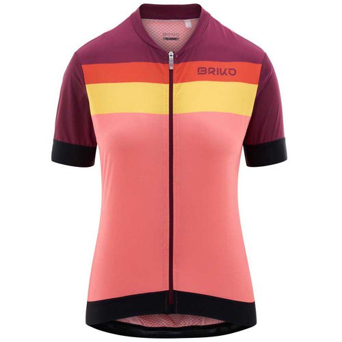 Briko Stripe 241158w Kurzarm-radtrikot