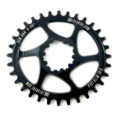 Lola Boost Direct Mount 3 Mm Offset Oval Chainring Silber 30t