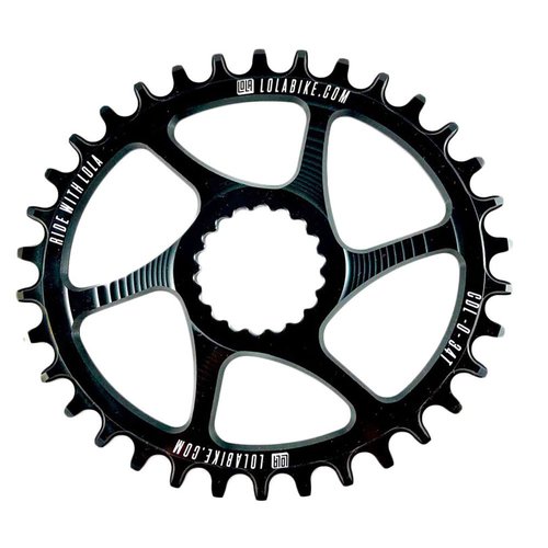 Lola Cannondale Direct Mount Oval Chainring Silber 30t