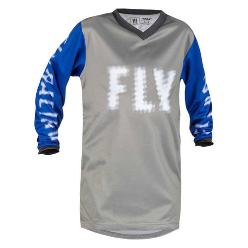 Fly Jersey F-16 Blau,Grau L Junge