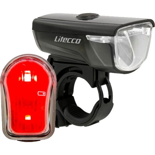 Litecco Shine 30Lux & Cando Fahrradbeleuchtung-Set