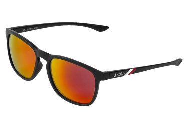 Cairn unisex brille josh polarisiert schwarz matt rot