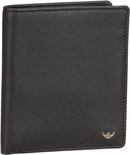 Golden Head Capri RFID Protect 1230  in Schwarz (0.3 Liter), Geldbörse