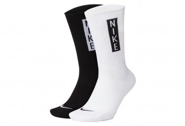 Nike paar socken  x2  nike heritage weis   schwarz