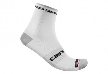 Castelli paar rosso corsa pro 9 socken weis