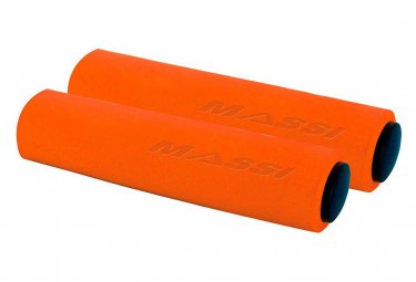 Massi paar silikongriffe matt orange