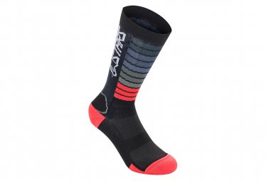 Alpinestars drop 22 socken schwarz   rot