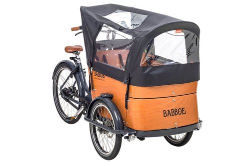 Babboe Regenverdeck fuer  Curve Lastenfahrrad