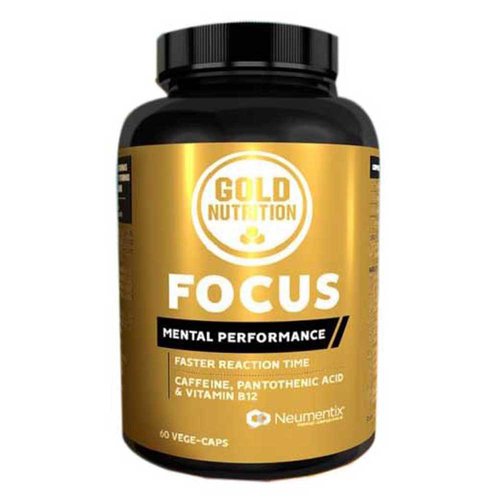 Gold Nutrition Focus Caps 60 Units Golden