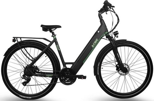 Llobe E-Bike Yukon Lady 2.1 36V / 12,8Ah, 21 Gang Shimano Shimano Tourney 21-Gang Kettenschaltung Schaltwerk, Kettenschaltung, Heckmotor, 461 Wh Akku