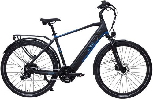 Llobe E-Bike Yukon Gent 2.1 36V / 12,8Ah, 21 Gang Shimano Shimano Tourney 21-Gang Kettenschaltung Schaltwerk, Kettenschaltung, Heckmotor, 461 Wh Akku