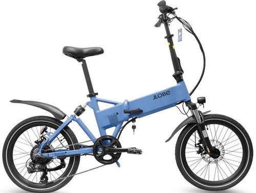 Llobe E-Bike City III blau 36V / 10,4Ah, 3 Gang Shimano 7-Gang Shimano Kettenschaltung Schaltwerk, Kettenschaltung, Frontmotor, 374,4 Wh Akku