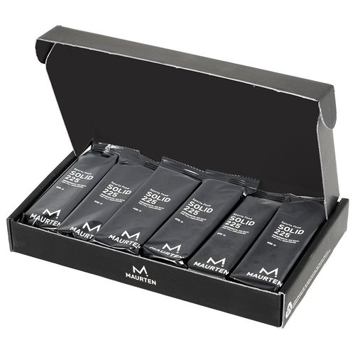 Maurten Solid 225 Combo Pack Energy Bars Box Silber