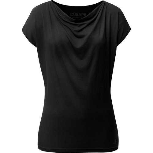 Curare Waterfall T-Shirt Damen schwarz