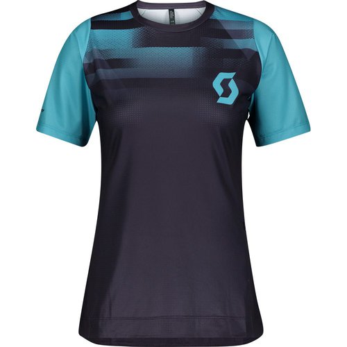 Scott Trail Vertic Pro Biketrikot Damen dark purple breeze blue