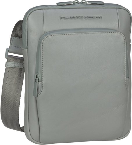 Porsche Design Roadster Leather Shoulderbag S 1511  in Grau (2.1 Liter), Umhängetasche