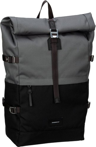 Sandqvist Bernt Rolltop Backpack  in Multi Dark (20 Liter), Laptoprucksack