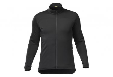 Mavic victoire merino track top langarm jersey schwarz
