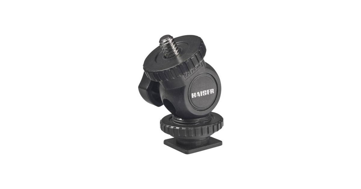 Trépied Kaiser 6015 Noir - Support Pour Smartphone Et Tablette Avec 2 Filetages De Fixation