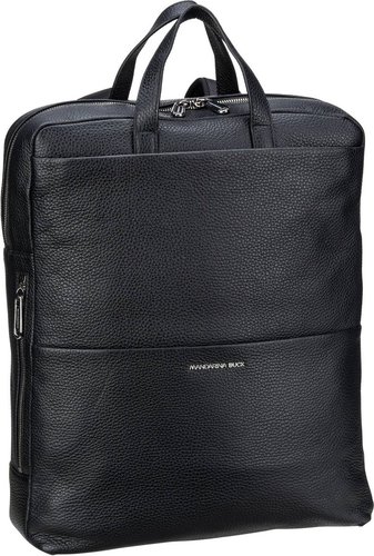 Mandarina Duck Mellow Urban Slim Backpack MWT02  in Schwarz (19.3 Liter), Rucksack / Backpack