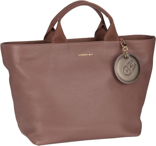 Mandarina Duck Mellow Leather Medium Shopper FZT45  in Braun (17.7 Liter), Handtasche