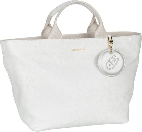 Mandarina Duck Handtasche Mellow Leather Medium Shopper FZT45 Optical White (17.7 Liter)
