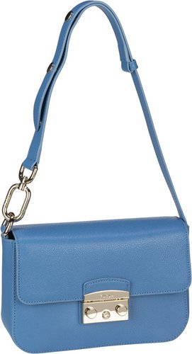 Furla Metropolis S Shoulder Bag Milos  in Blau (2.2 Liter), Schultertasche