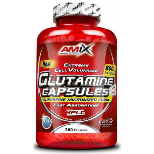 Amix Glutamina Kappen 360 Einheiten