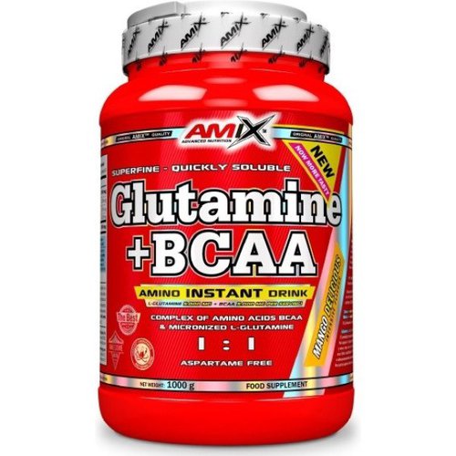 Amix Glutamin Bcaa-pulver Orange 1000g