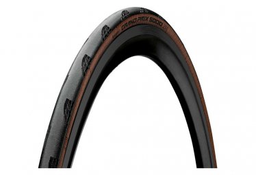 Continental grand prix 5000 700c strasenreifen flexibler schlauchtyp blackchili vectran breaker lazergrip act brown