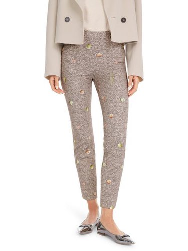 Marc Cain Schlupfhose "Sweeties" Premium Damenmode Macaron-Print Modell SOFIA