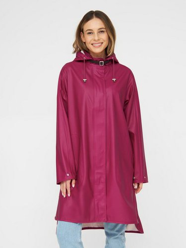 Ilse Jacobsen Regenmantel RAIN71 Kapuze, wasserdicht, wasserfest, leicht, 2-Wege Reißverschluss