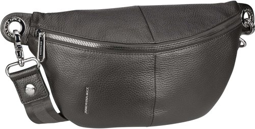 Mandarina Duck Mellow Leather Lux Bum Bag ZLT73  in Grau (4.2 Liter), Bauchtasche / Gürteltasche