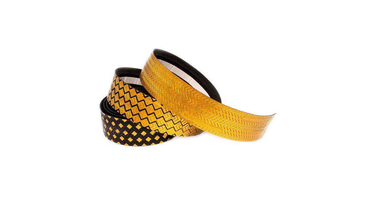 Orimono Metallic Lenkerband – 2300 Mm Länge, 3 Mm Dick, 9 Farben, Inkl. Endstopfen & Klebeband, Für Fahrrad & Gravelbike