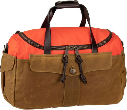 Filson Heritage Sportsman Bag  in Orange/Dark Tan (28 Liter), Sporttasche