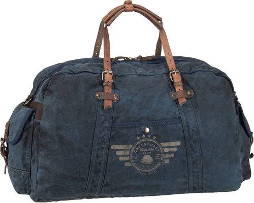 Greenburry Vintage Aviator 5899 Travelbag  Edition  in Blau (54.1 Liter), Reisetasche