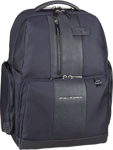 Piquadro Brief Fast-Check Backpack 4532 RFID  in Navy (29 Liter), Rucksack / Backpack