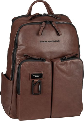 Piquadro Harper Backpack 3869 RFID  in Braun (22 Liter), Rucksack / Backpack