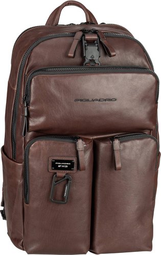 Piquadro Harper Backpack 5676 RFID  in Braun (25 Liter), Rucksack / Backpack