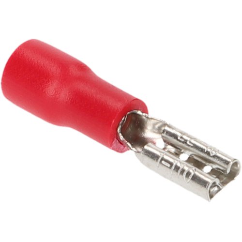 Cartrend Flachsteckhülse rot 2,8 mm 20 Stück