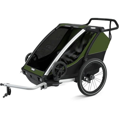Thule Chariot Cab Fahrradanhänger 2 Sitzer cypress green 2022
