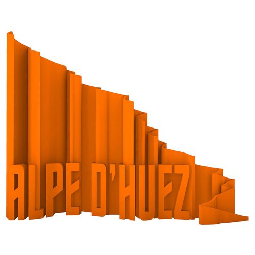 Heroad Alpe Dhuez Mountain Port Figure Orange
