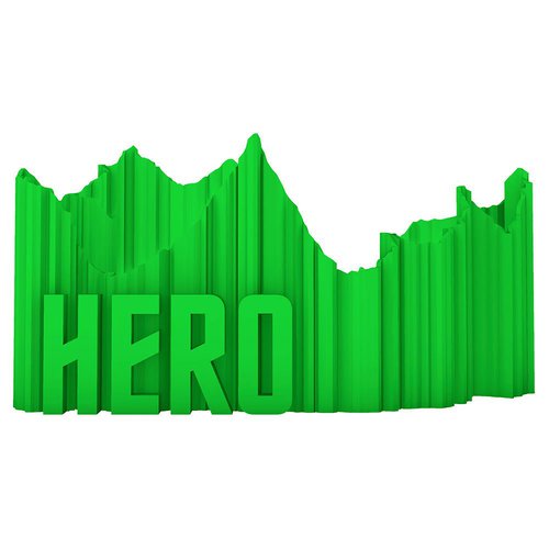 Heroad Hero Mountain Port Figure Grün