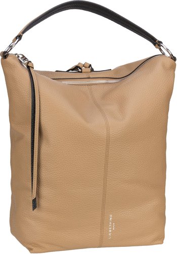 Liebeskind Berlin Aissa Pebble Backpack L  in Cognac (23.1 Liter), Rucksack / Backpack